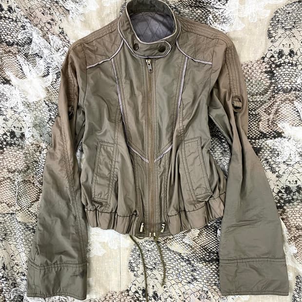 JPN 00’s Olive Utility Bomber Jacket