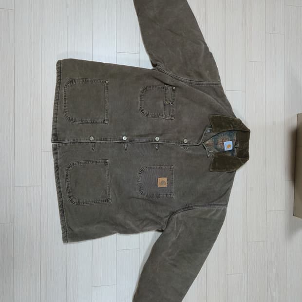 칼하트 디트로이트 빈티지 자켓 카키브라운 XL~2XL