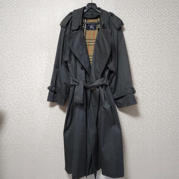 버버리 더블 트렌치코트 