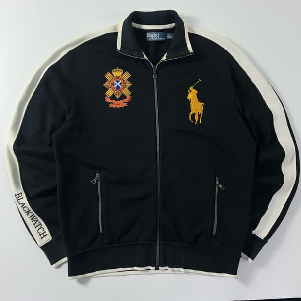 Polo  폴로 랄프로렌 빅포니 치프키프 블랙와치 트랙탑 져지