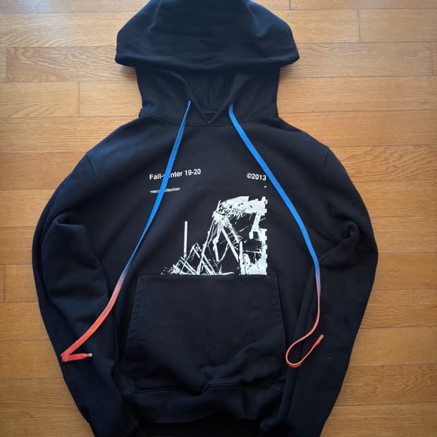 Off White 19FW ruined factory 후드 L