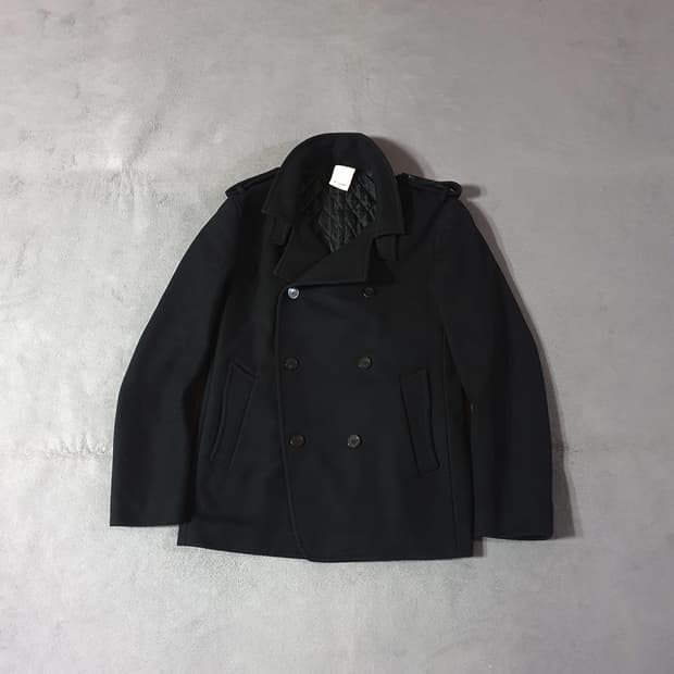 14FW 우영미 울 피코트 52 110 블랙