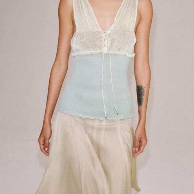 Zara Combined Top Mint