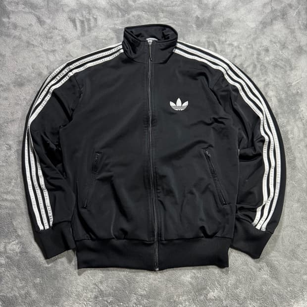 아디다스 파이어버드 블랙 트랙탑 져지