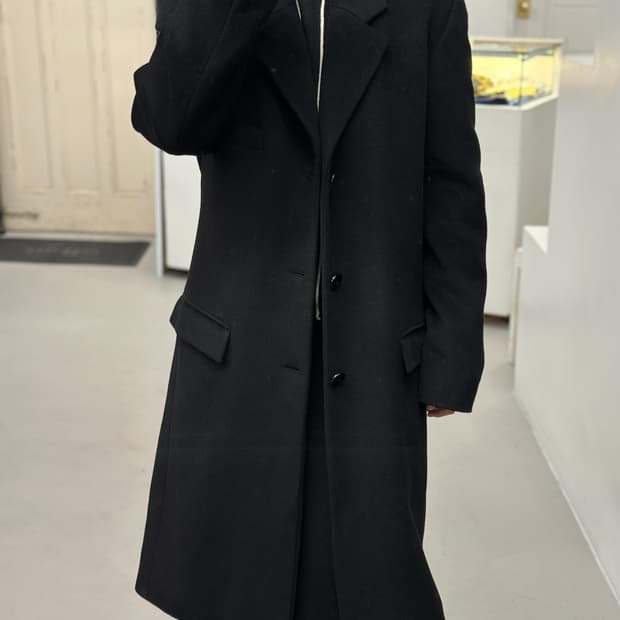 아네스베 앙고라 블랙 코트