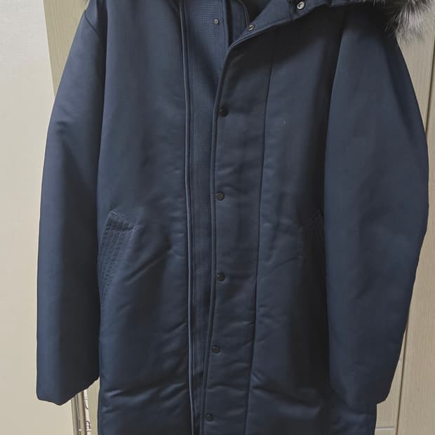 BON 네이비 헤비롱패딩