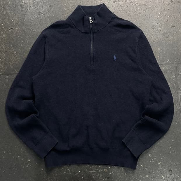 100 폴로 랄프로렌 신형 반집업 니트