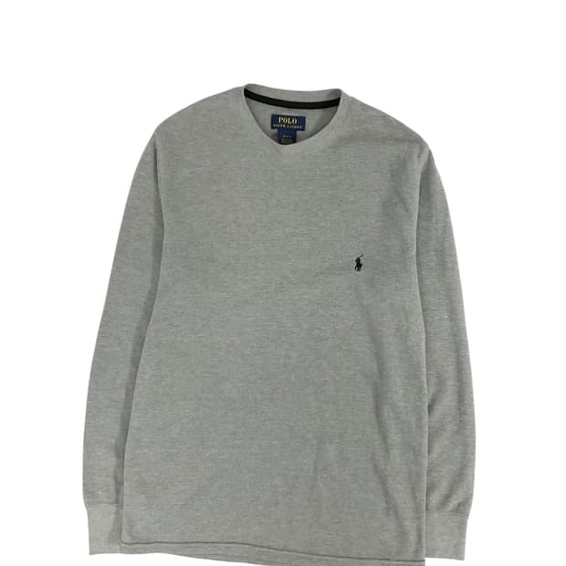 폴로 와플 롱 슬리브리스 (m)