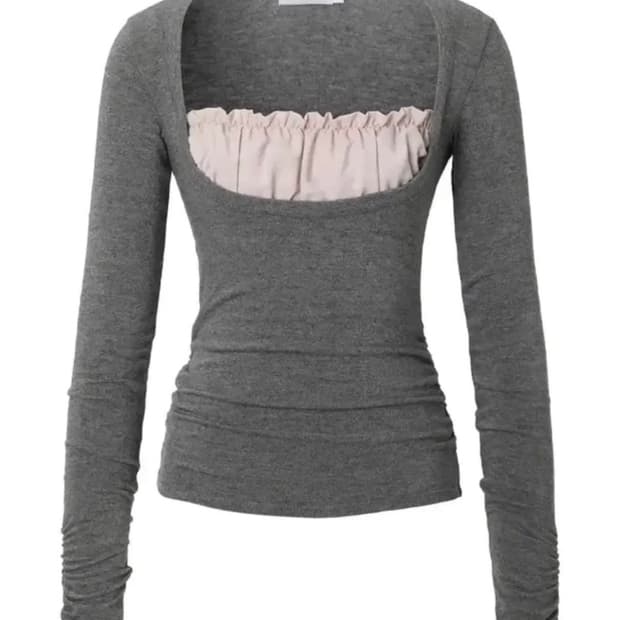 구해요 쓰리타임즈 샤론 탑 차콜