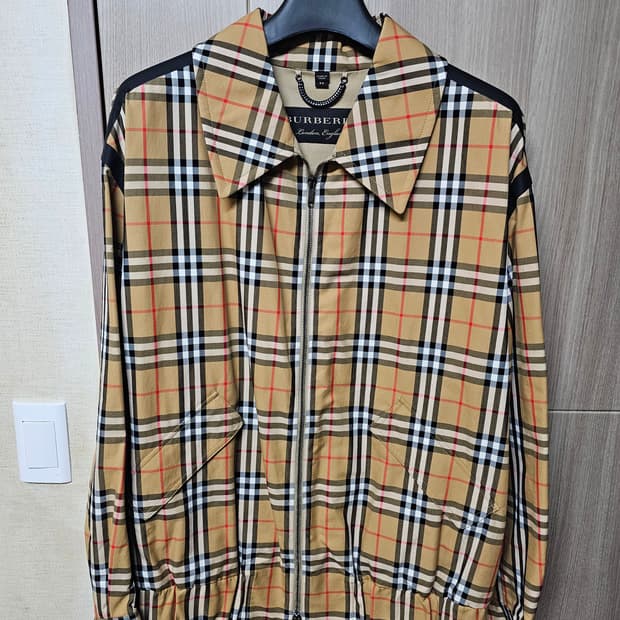 버버리 개버딘 해링턴 자켓 54사이즈 국내 110 노바 체크