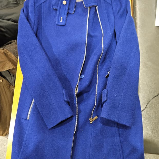 블루 스웨이드 자켓