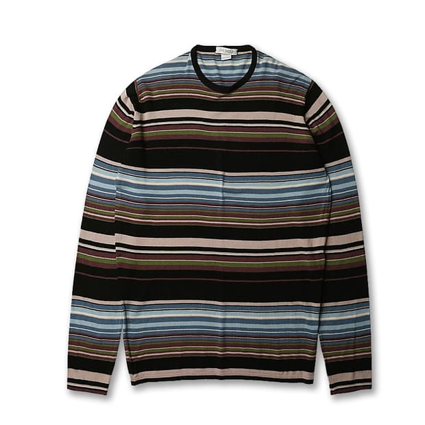 존 스메들리 [John Smedley] 멀티컬러 스트라이프 명품 니트