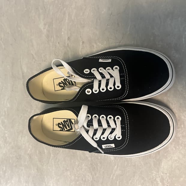 반스 어센틱 블랙 245