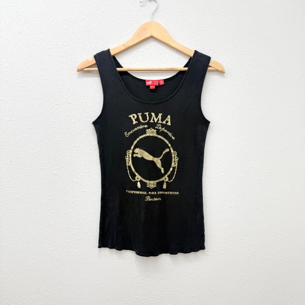 빈티지 PUMA 00's 로고 슬리브리스