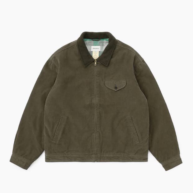 25FW 카키스 Khakis 코듀로이 스윙 자켓 xl 다크 올리브