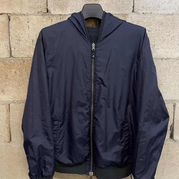 아르마니 익스체인지 리버시블 후드 자켓