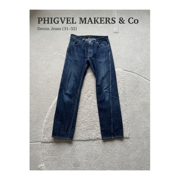 피그벨 메이커스 페이딩 데님 팬츠 (31-32)
