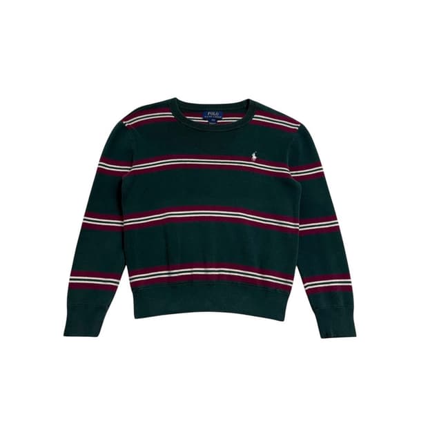 폴로 랄프로렌 스트라이프 니트 그린