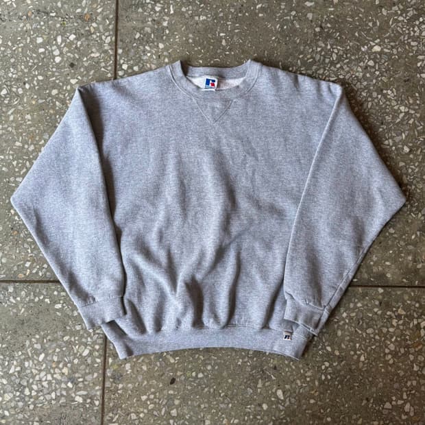 90s Russell plain 50/50 sweatshirt