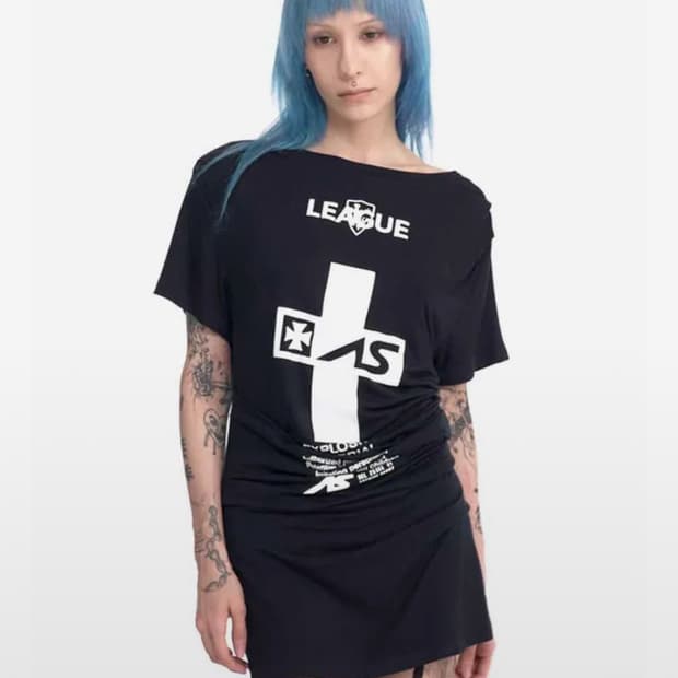 CRUCIA TEE DRESS (BLACK)