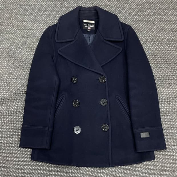 폴로 진스더블 울 피코트 v0225