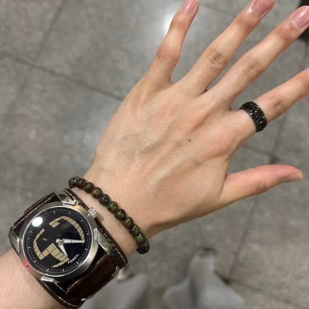 빈티지 파슬 빅틱 뱅글 시계 fossil bangle bigtic