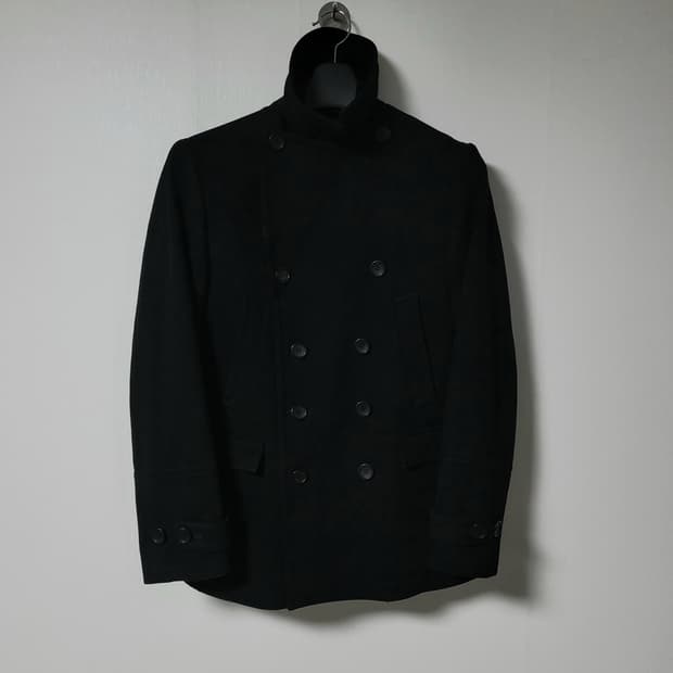 Black barrett 10 버튼 peacoat 피코트