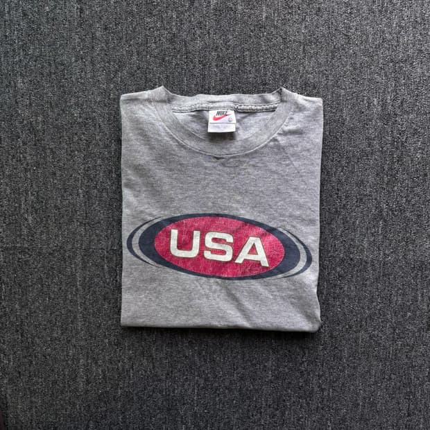 XL)90's 나이키 USA 티셔츠