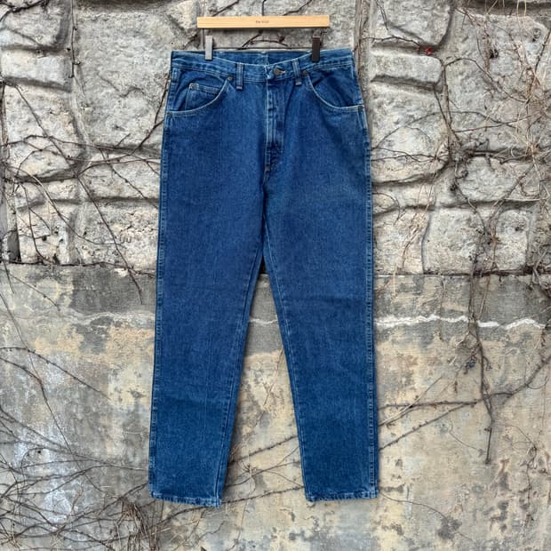 90s 랭글러 빈티지 96501ds 테이퍼드핏 데님 팬츠 34