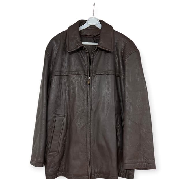 YSL 입생로랑 딥브라운 양가죽 자켓