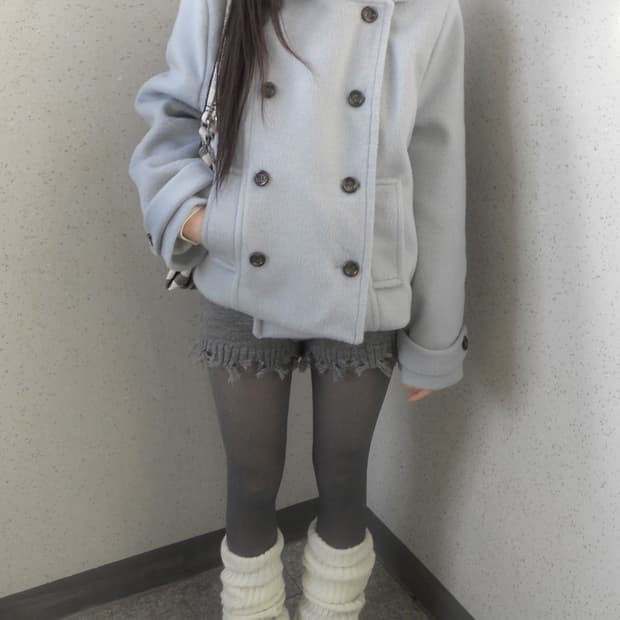 nore double short coat