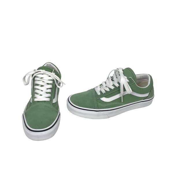 반스 Vans 올드스쿨 그린색 스니커즈 신발 여성225