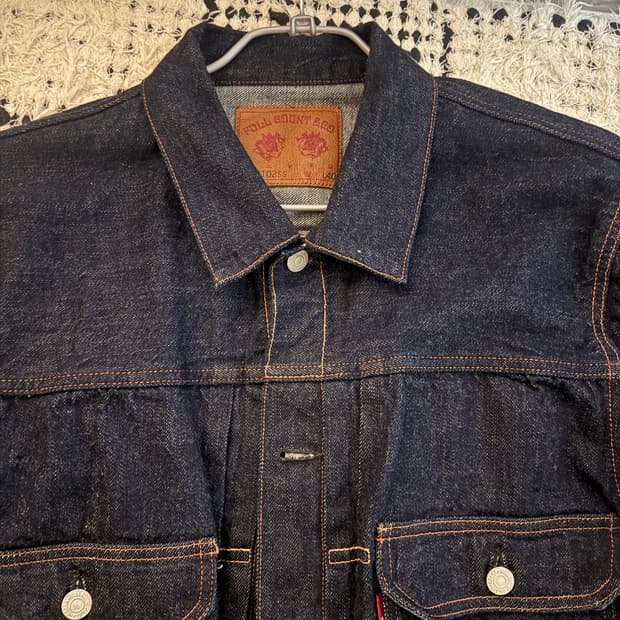 풀카운트 2102ss 11.5oz 40사이즈 데님자켓 2세대