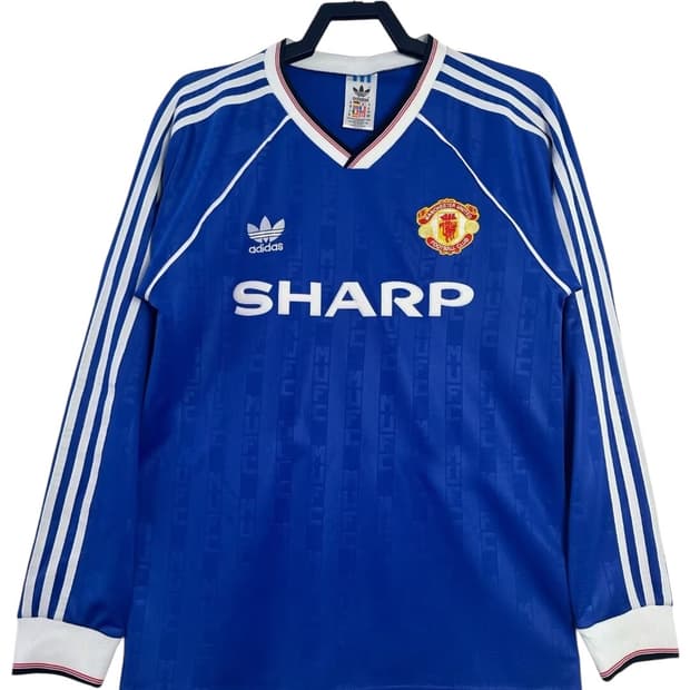 88-90 맨유 어웨이 긴팔 유니폼