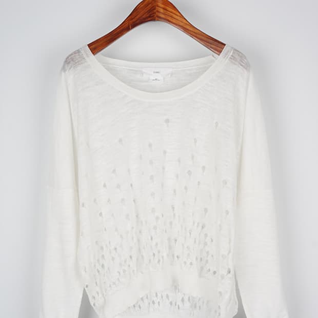 CHARLI distressed knit