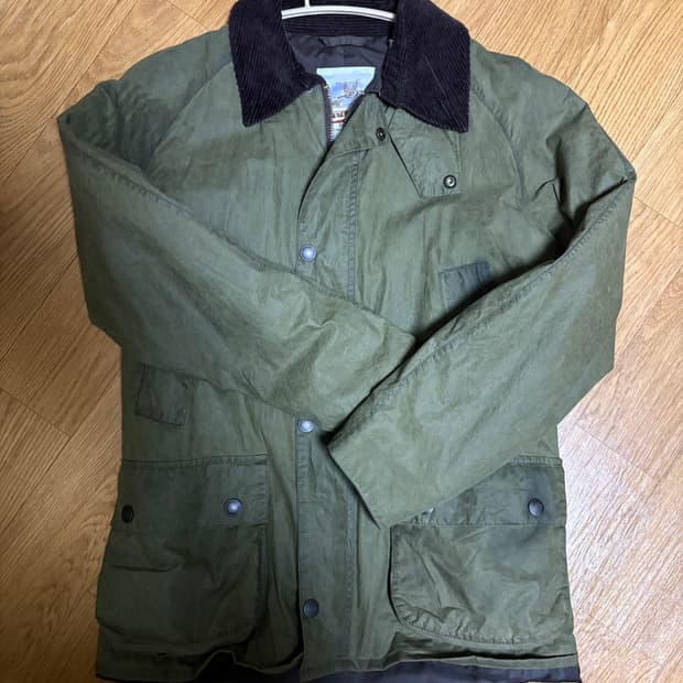 영국 빈티지 왁스자켓