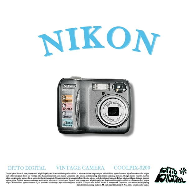 Nikon Coolpix 3200 디카