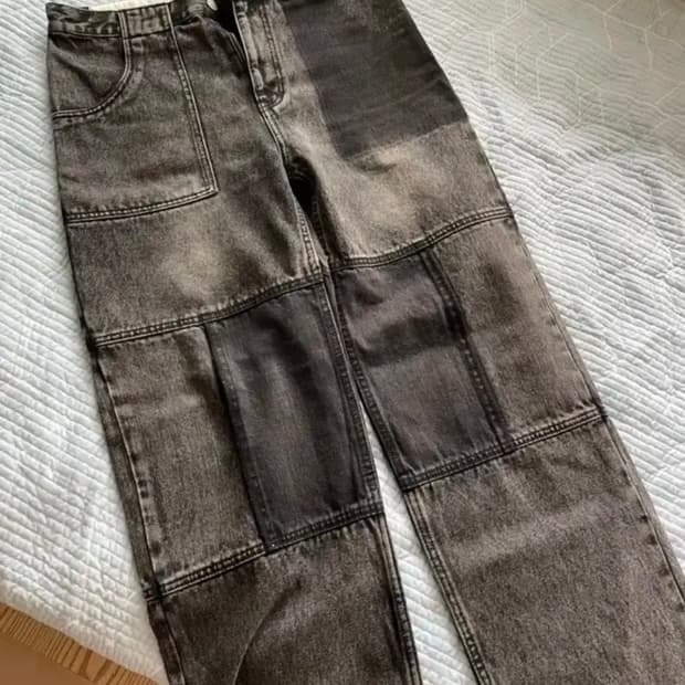 앤더슨벨 리메이드 스트레이트 데님팬츠 XL