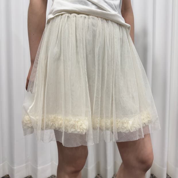earth lace banding skirt