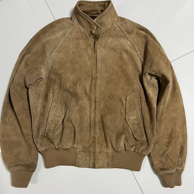 90s 폴로 랄프로렌 스웨이드 해링턴 자켓 L 바라쿠타 G9