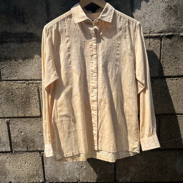 90’s 빈티지 L.L.Bean 자수 셔츠 S 여성용