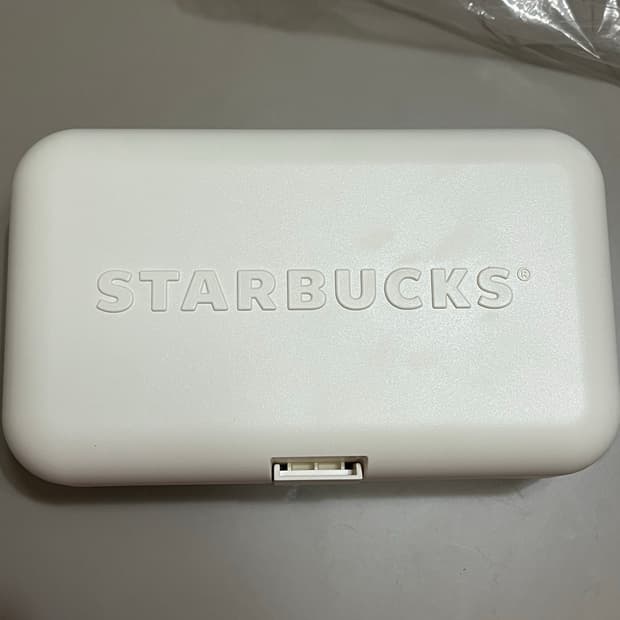 스타벅스 서머 캐빈 파우치 크림색