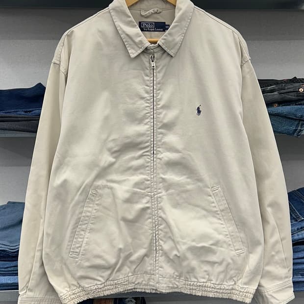 (100)90'S POLO 폴로 스윙탑 블루종-M1766