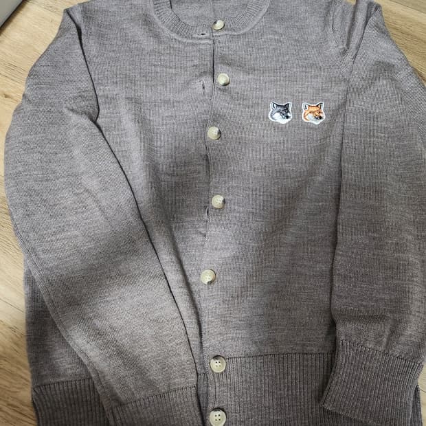 메종키츠네 더블폭스 가디건 s
