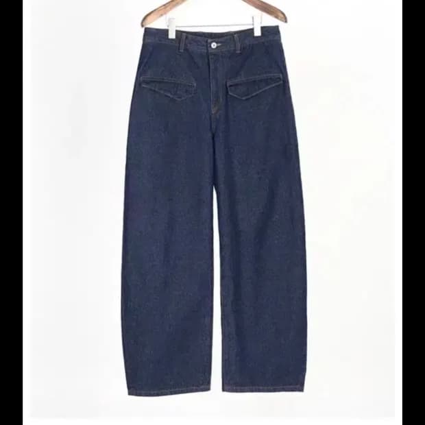 Aieul 3rd 커브드 데님 인디고