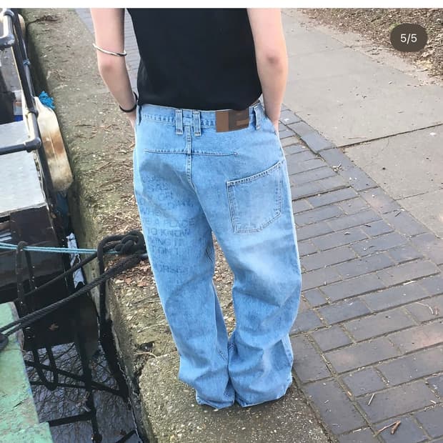 ertr 이알티알 레터 데님 라이트 블루