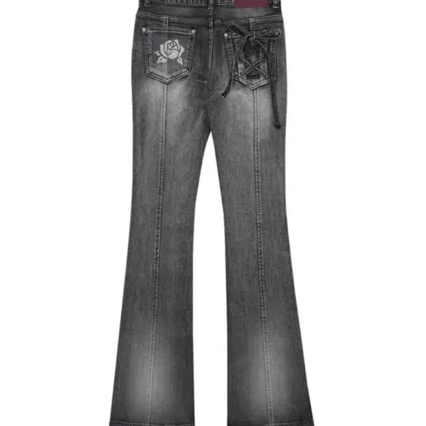 달링유어배드 ROSE BOOTS CUT DENIM