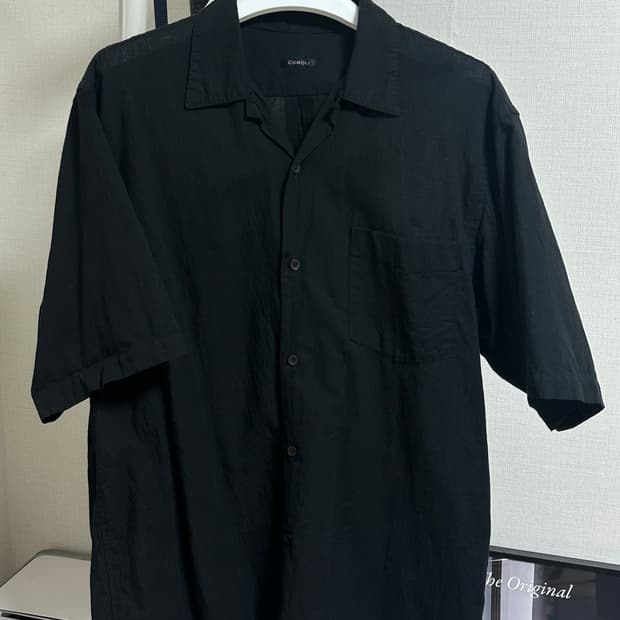 [2] 21ss 코모리 베타샨 오픈카라셔츠 블랙, 삭스 일괄