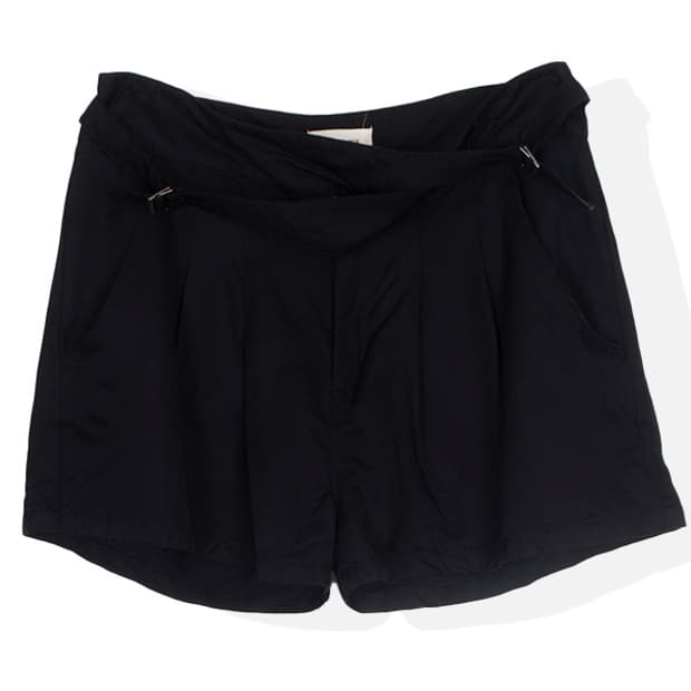 Diesel Two Pleats 벨크로 하프 팬츠 (2