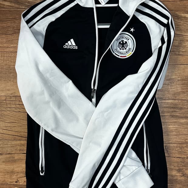 (희귀) 예쁨 아디다스 독일 져지 베켄바우어 스포티 트랙탑 90사이즈